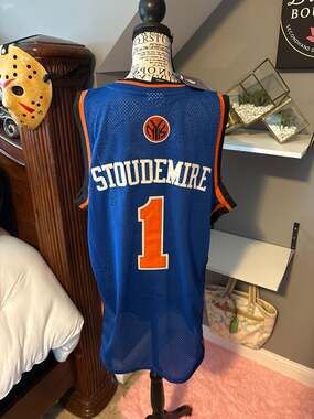 New York Knicks Amar'e Stoudemire Adidas Authentic NBA Jersey Size 48